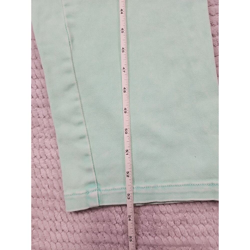 The Pants Store Jumpsuit Womens Small Mint Green Denim Short Sleeve Jumper - Picture 6 of 9